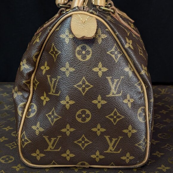 1970s LOUIS VUITTON Speedy 30 The French Company - Vintage LV Bag - Picture 7 of 16